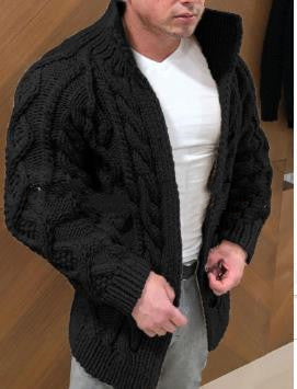 Cardigan de Botones con Cordón - Image 3