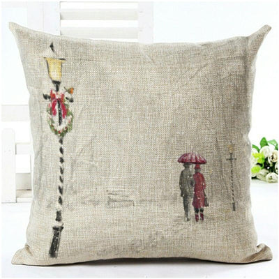 Funda de Almohada Navideña con Diseño de Papá Noel - Image 9