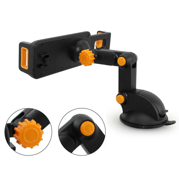 Soporte Universal Plegable con Ventosa para Auto - Teléfono, Tablet y GPS