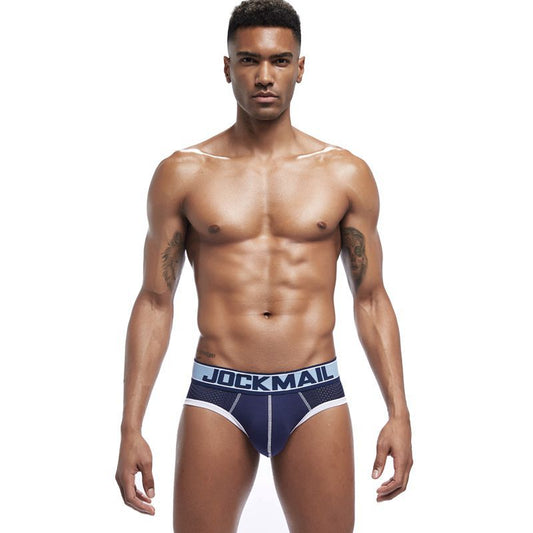 Calzoncillos tipo boxer de malla transpirable para hombre