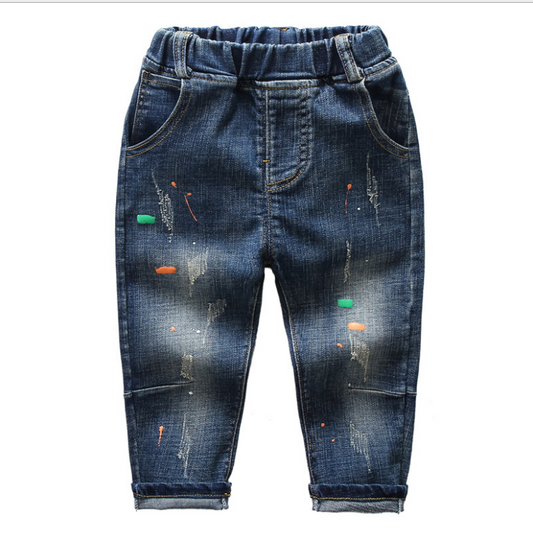 Jeans para Niños Estilo Coreano Primavera Otoño - Tendencia Urbana
