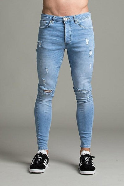 Jeans Rotos para Hombre con Desgarre en los Tobillos - Image 3