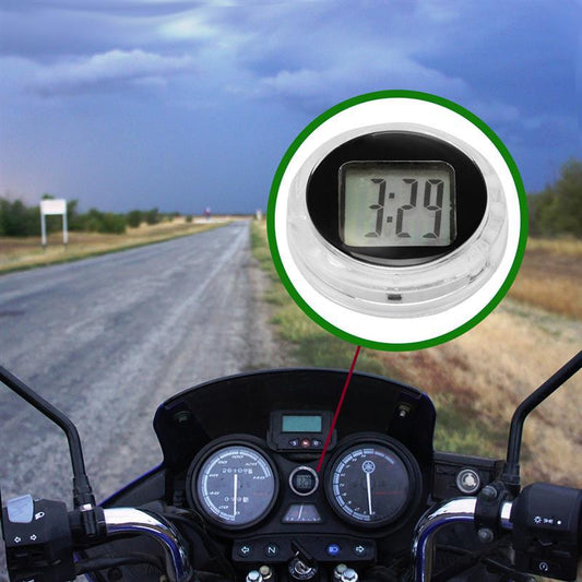 Reloj Adhesivo Impermeable para Moto y Vehículos Eléctricos