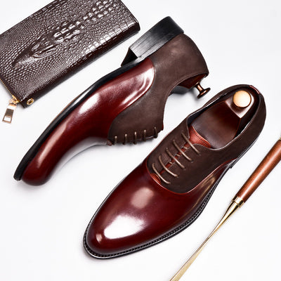 Zapatos Formales de Cuero Vintage Británico para Hombre - Image 14