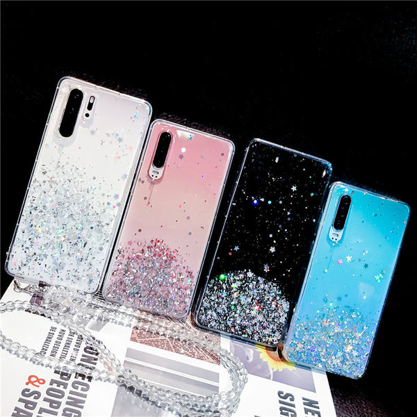 Funda Celular Cielo Estrellado de Silicona