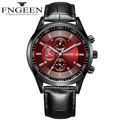 Reloj Deportivo Hombre Negro Acero - Resistente al Agua con Luminoso - Image 9
