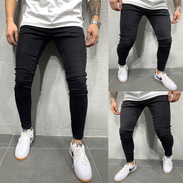 Jeans Casual Elásticos para Hombre