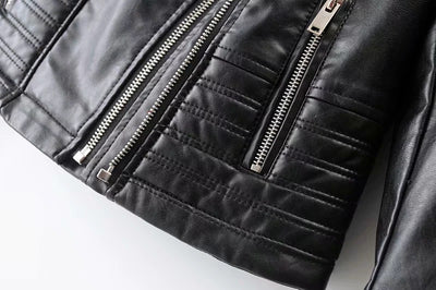 Chaqueta de Cuero para Motocicleta Mujer - Image 6