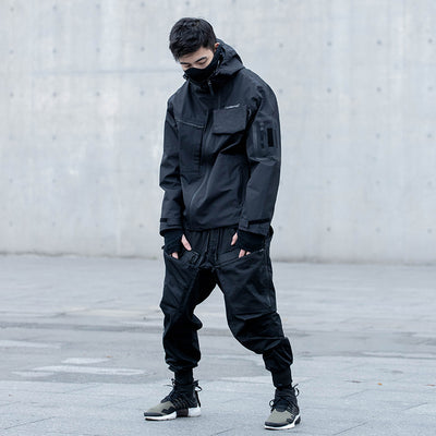 Sudadera con Capucha y Cierre Diagonal Charge