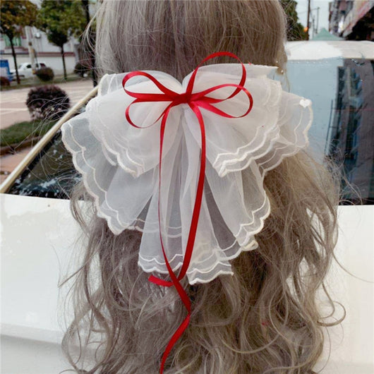 Pasador Lolita Japonés con Lazo - Clip para Cola de Caballo Elegante - Image 45
