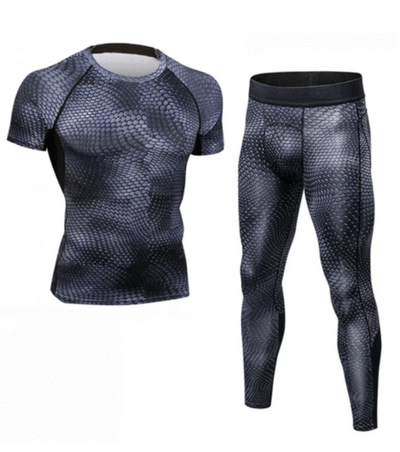 Conjunto Estampado de Manga Corta para Hombre - Primavera Verano - Image 10