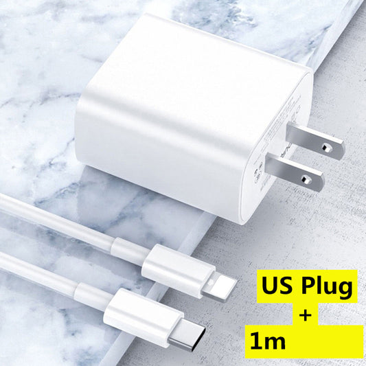 Cargador Rápido 20W PD para Celular - Carga en Minutos