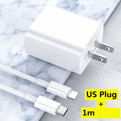 Cargador Rápido 20W PD para Celular - Carga en Minutos