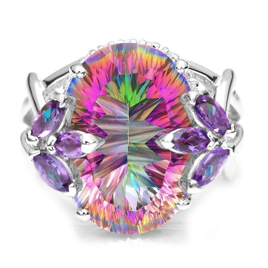 Anillo de Princesa con Circonita Multicolor