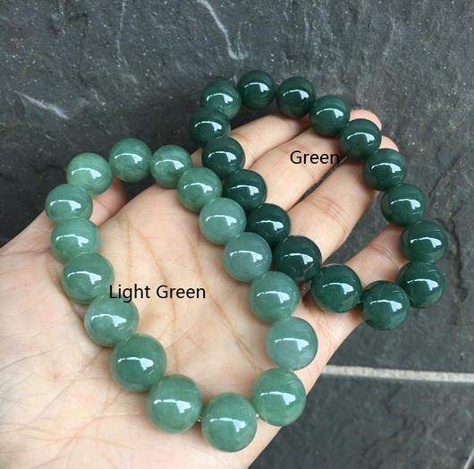 Pulsera y Collar de Jade con Cuentas de Aceite Helado - Image 8