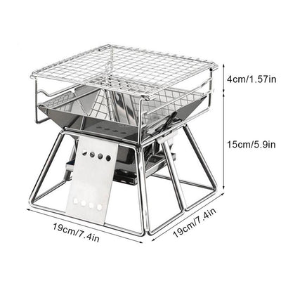 Parrilla Portátil de Acero Inoxidable Compacta - Image 16