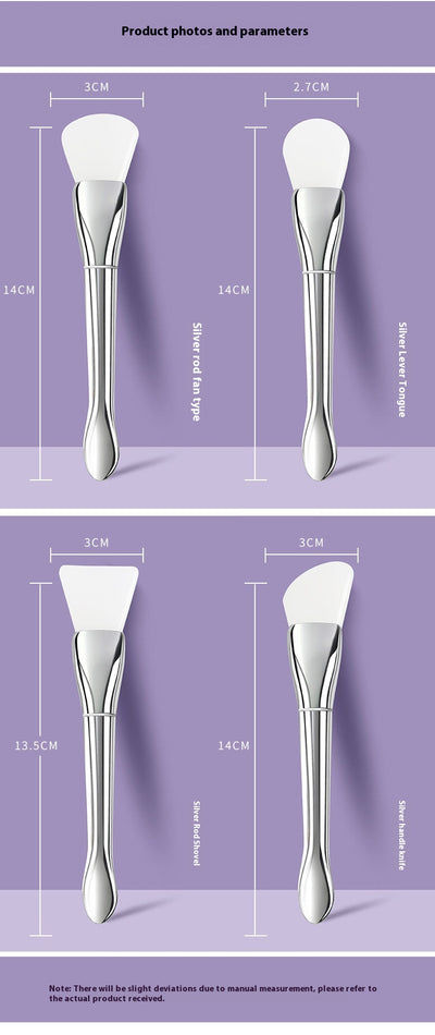 Brochas de Maquillaje Profesionales Varilla Plateada Cabezal Ultrafino - Image 13