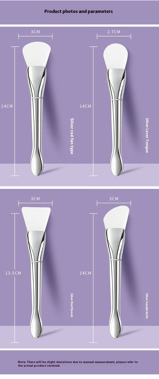 Brochas de Maquillaje Profesionales Varilla Plateada Cabezal Ultrafino - Image 13