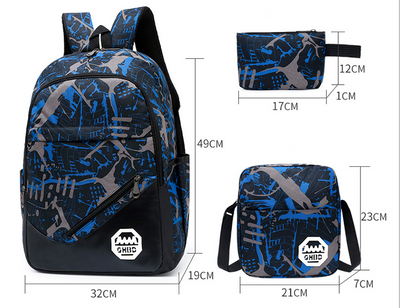Mochila Escolar Floral 3 en 1 - Diseño Trendy Multifuncional - Image 6