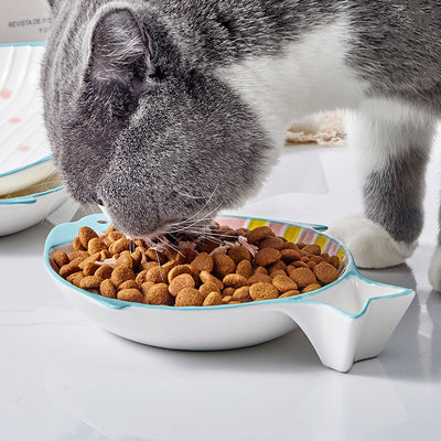 Plato Comedero para Gatos Diseño Pez Cerámica - Image 17
