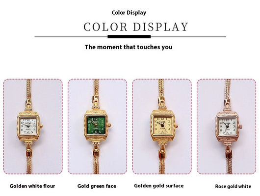 Reloj de Pulsera Cuadrado Retro Elegante con Banda Fina - Image 19