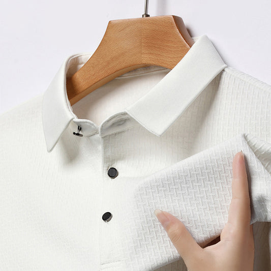 Camiseta Jacquard Manga Larga Otoño para Hombre Joven y Adulto - Image 2