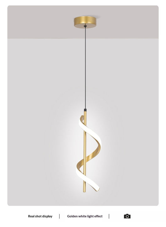 Lámpara Espiral Moderna para Comedor y Dormitorio - Image 13