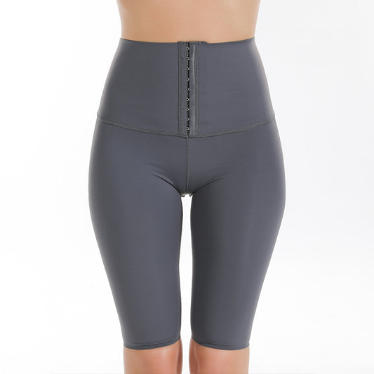 Pantalones Moldeadores de Cuerpo con Cintura y Caderas Abotonadas