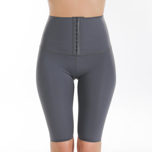 Pantalones Moldeadores de Cuerpo con Cintura y Caderas Abotonadas