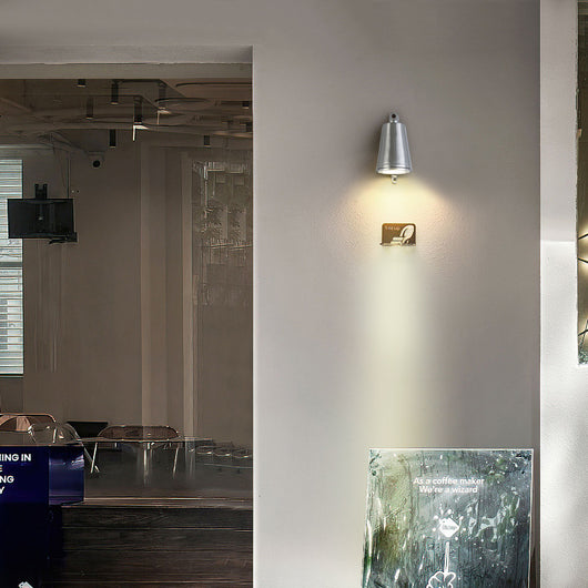 Lámpara de Pared Estilo Industrial Loft Aluminio Fundido Herradura para Exterior - Image 3