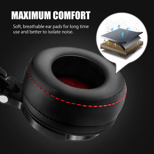 Auriculares Alámbricos con Almohadillas Grandes - Image 3