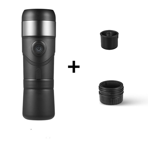 Cafetera Portátil para Auto con Calentamiento Eléctrico - Espresso Italiano Compacto