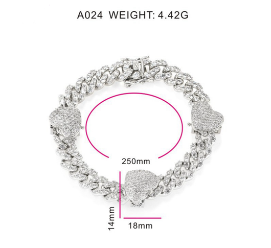 Pulsera Tobillera Corazón Circonia Chapada - Accesorio Versátil para Mujer - Image 6