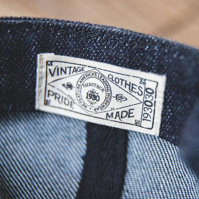 Gorra Newsboy Denim Retro Americana - Image 9