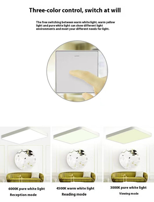Lámpara LED Rectangular para Techo - Luz Moderna para Sala, Oficina y Comedor - Image 27