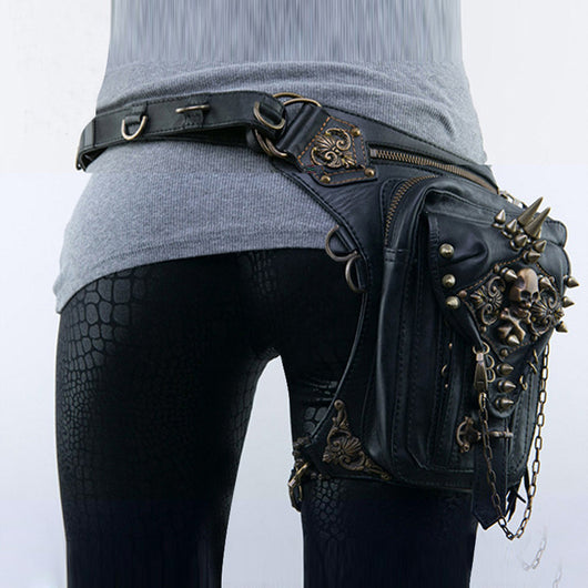 Bolsa Steampunk Estilo Locomotora - Bandolera Messenger con Compartimento para Móvil - Image 6
