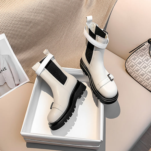 Botas Británicas de Suela Gruesa Versátiles - Image 3