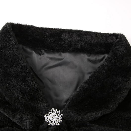 Chal de Pelaje Sintético Elegante para Mujer - Image 21