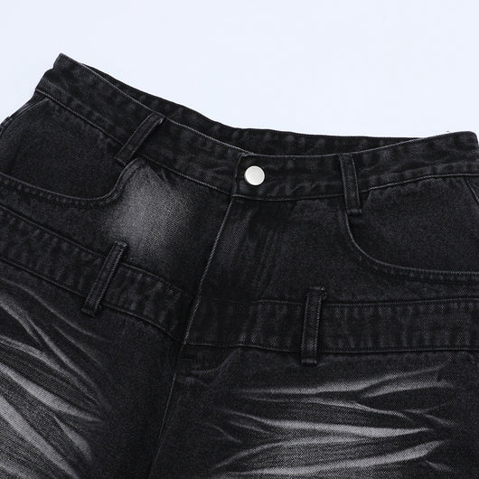 Conjunto Denim Lavado: Camisa y Capris de Diseño Premium - Image 16