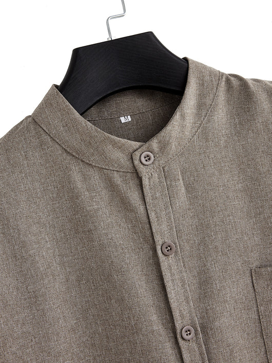 Camisa Casual Hombre Básica con Bolsillo - Image 21