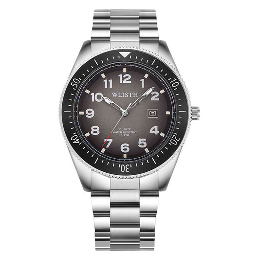Reloj de Pulsera Acero Impermeable con Calendario y Esfera Luminosa - Image 6