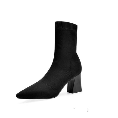 Botas Invierno Tacón Alto para Mujer - Comodidad y Estilo - Image 9
