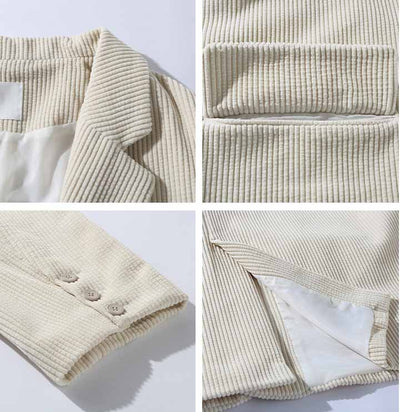 Saco de Pana Casual Holgado para Hombre - Image 10