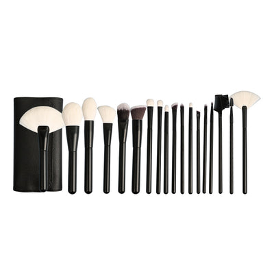 Set de Brochas de Maquillaje con Mango de Madera y Cerdas Suaves - Image 7