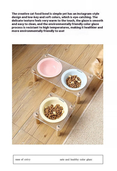 Comedero Doble Elevado para Gatos y Perros - Tazón Cerámico Antivuelco - Image 31