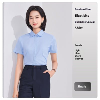 Camisa Ejecutiva de Fibra de Bambú sin Planchado con Elasticidad - Image 9