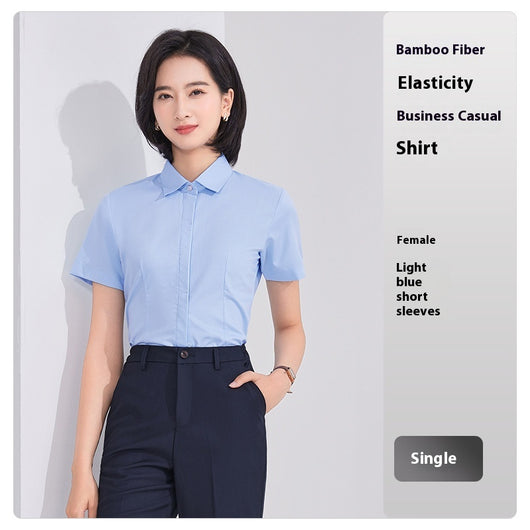 Camisa Ejecutiva de Fibra de Bambú sin Planchado con Elasticidad - Image 9
