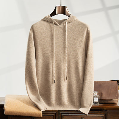 Suéter de Cashmira con Capucha para Hombre Otoño Invierno - Image 5