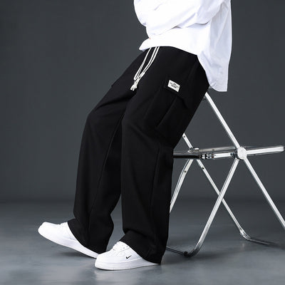 Pantalones Casuales Hombre Corte Amplio y Drapeado - Image 4