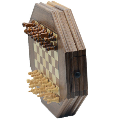 Ajedrez Magnético Octagonal de Madera - Puzzle 3D Inteligente - Image 5